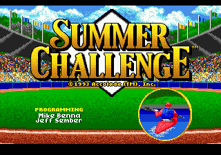 Summer Challenge screenshot 4 for Sega Mega Drive